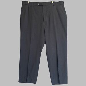 Ballin Dress Pants 100% Super 120s Wool Comfort-Eze Mens 40x27.5 Blue Flat Front